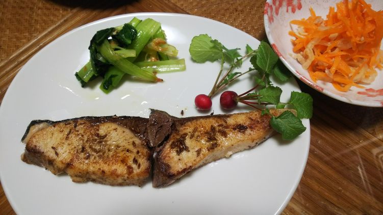 鰤のステーキの写真