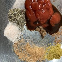 南アフリカンスタイル　ブルボス風味のミートボールの手順画像0枚目