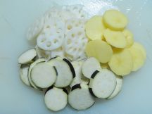 茄子とレンコンのサブジの手順画像0枚目