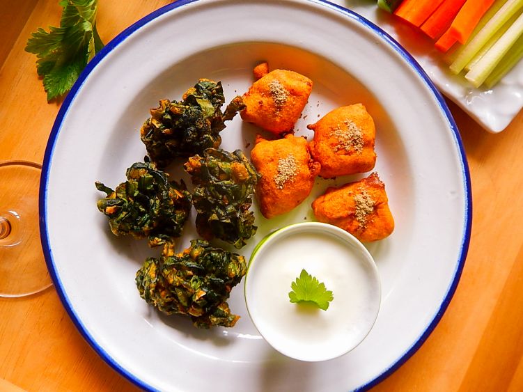 サグ＆パニールのパコラの写真