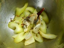 セロリのアチャールの手順画像2枚目