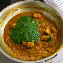 サグ・チキンカレーの手順画像3枚目