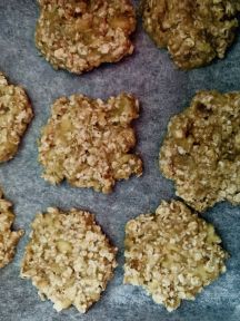 シナモンバナナとオートミールのクッキーの手順画像2枚目