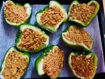 豆ミート詰めピーマンの手順画像7枚目