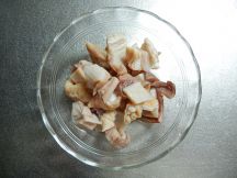 チャオロン 豚ホルモンのお粥の手順画像1枚目