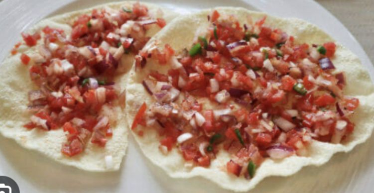 パパドとクリームチーズのアペタイザーの写真