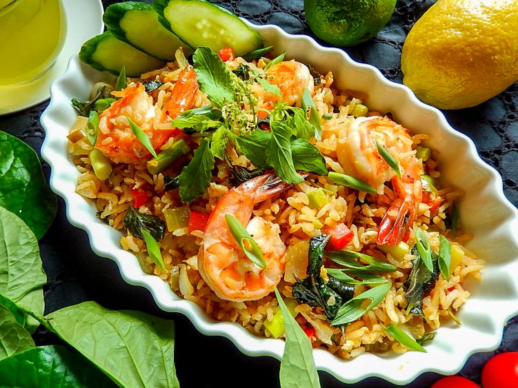 ホーリーバジルのフライドライスの写真