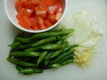 インゲンのサブジの手順画像0枚目