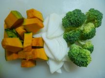 かぼちゃとピーナッツのタイカレーの手順画像0枚目