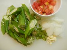 オクラカリーの手順画像0枚目