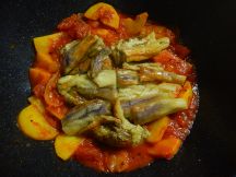 アルーベイガン（焼き茄子とポテトのカレー）の手順画像4枚目