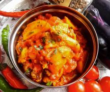 アルーベイガン（焼き茄子とポテトのカレー）の手順画像6枚目