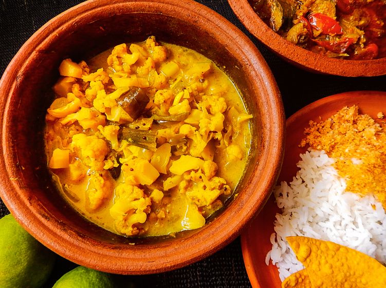 ゴアマルカリー（スリランカ風カリフラワーカリー）の写真