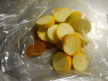 イエローズッキーニのサブジの手順画像1枚目