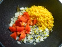 ムングダルとズッキーニのサブジ（スパイス炒め）の手順画像6枚目