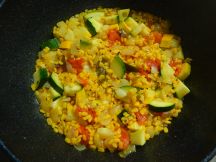 ムングダルとズッキーニのサブジ（スパイス炒め）の手順画像8枚目