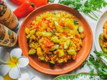 ムングダルとズッキーニのサブジ（スパイス炒め）の手順画像9枚目