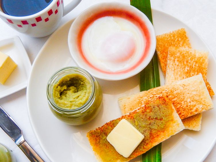 カヤトーストセットの写真