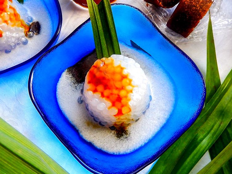 ニョニャ・セイゴ・プディング（シンガポール風タピオカスイーツ）の写真