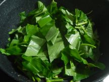 空心菜のサーグの手順画像3枚目