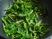 空心菜のサーグの手順画像4枚目