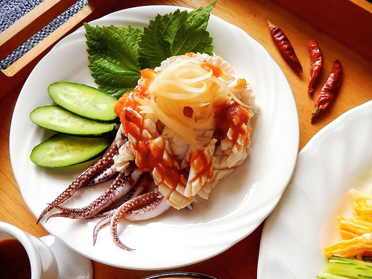 五味中卷 いかの五味ソースの写真