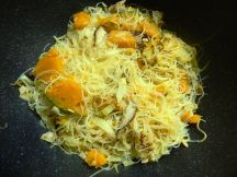 金瓜炒米粉（台湾風かぼちゃのビーフン）の手順画像7枚目