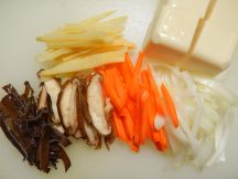 酸辣湯の手順画像1枚目