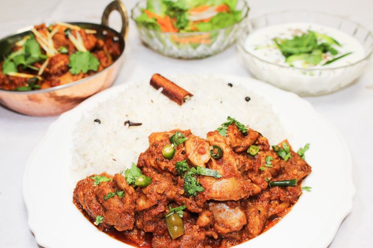 チキンカラヒの写真