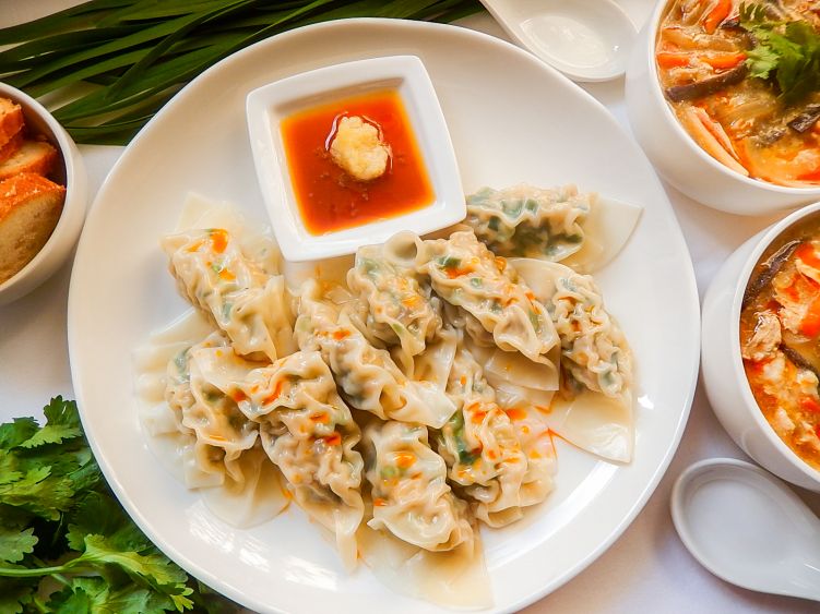 韮水餃子台湾風の写真