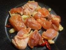 三杯鶏の手順画像2枚目