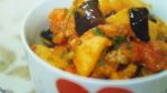 ジャガイモとナスのおかず Aloo Baingan
