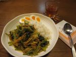 小松菜ツナカレー